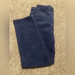 Vineyard Vines boys Dark navy Blue Corduroy Pants size kids 18 nwot winter warm
